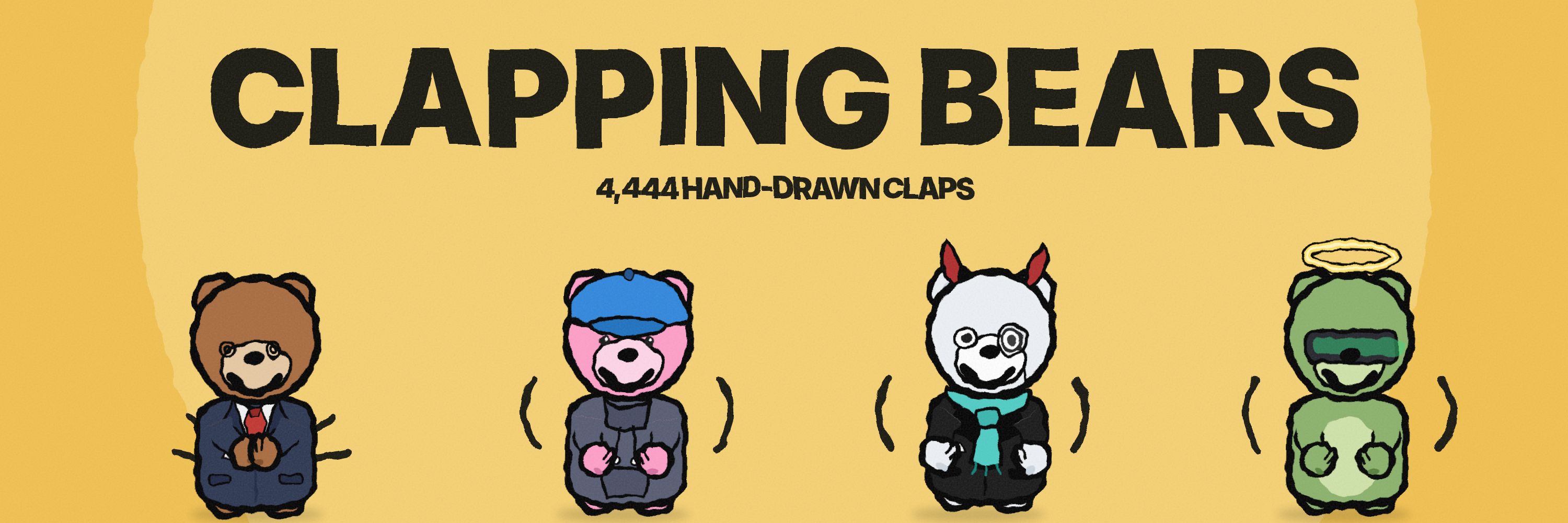 Clapping Bears Twitter banner